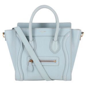 Celine Nano Luggage Leather Bag